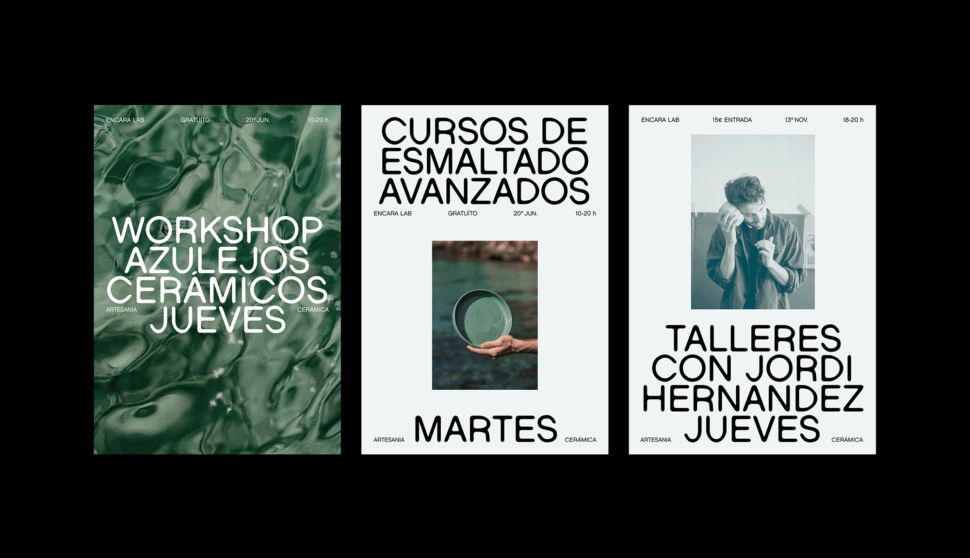 Banner diseñado para una escuela de cerámica
