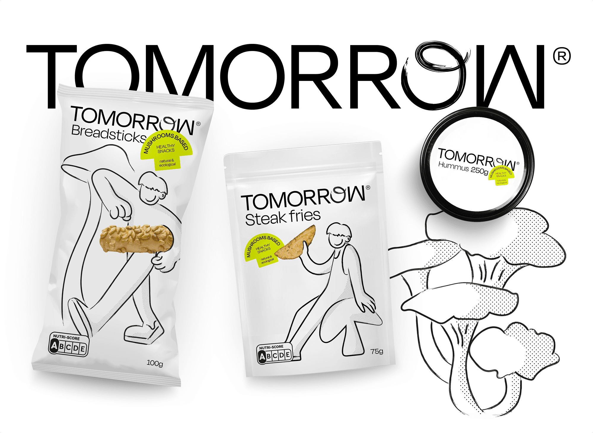 Packaging snack saludable