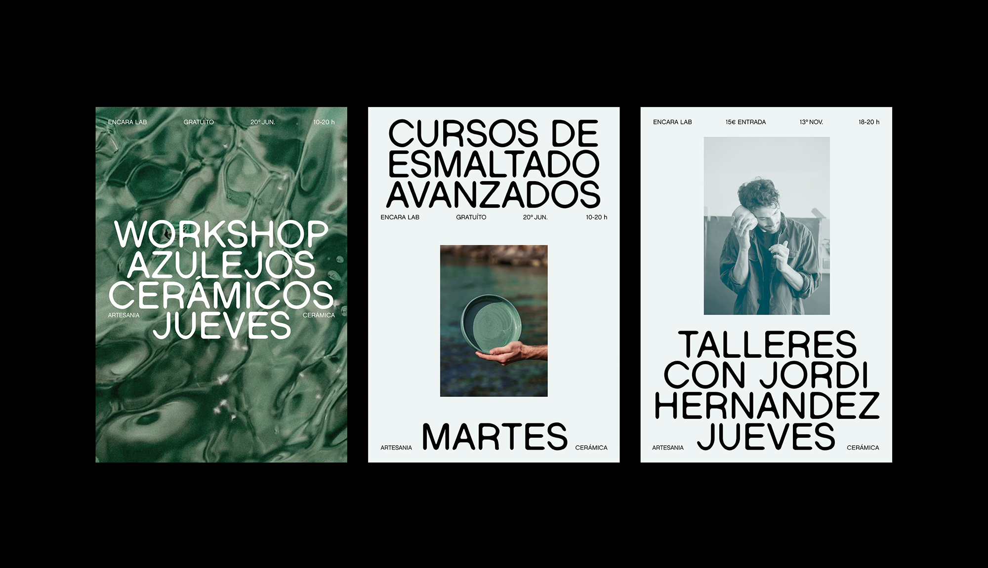 Banner diseñado para una escuela de cerámica