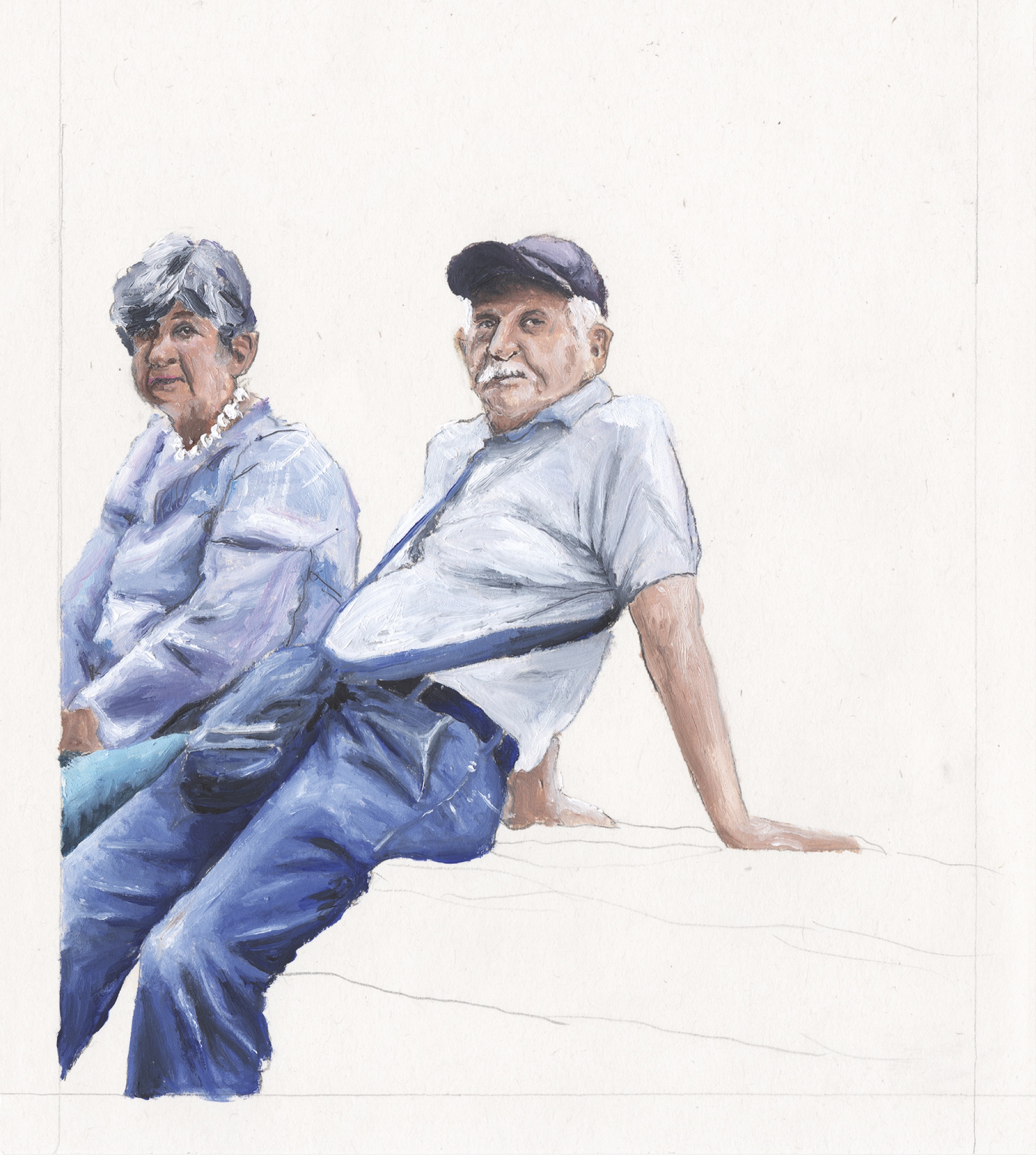 Oil-painted illustration